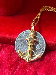 18K ANCHOR PENDANT