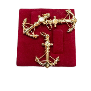 18K ANCHOR PENDANT